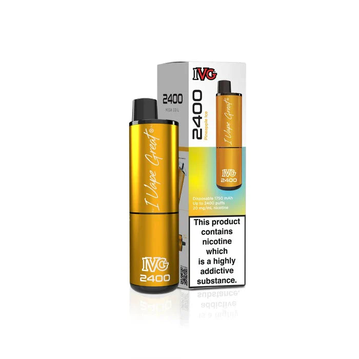 IVG 2400 Prefilled 4 in 1 Vape - Pineapple ice
