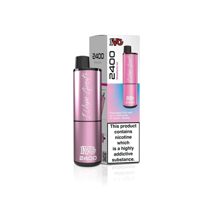 IVG 2400 Prefilled 4 in 1 Vape - Strawberry ice