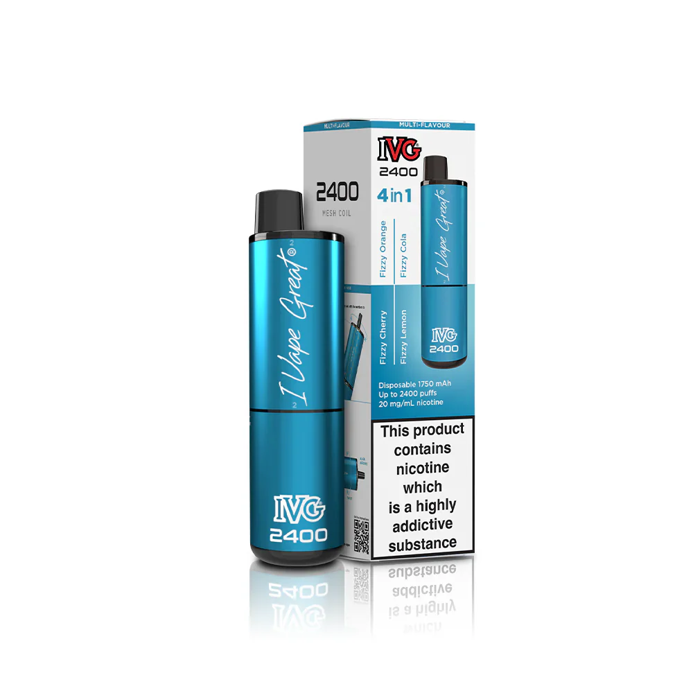 IVG 2400 Prefilled 4 in 1 Vape - Fizzy edition