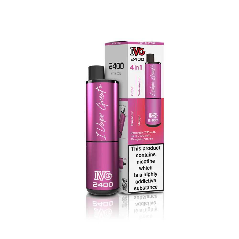 IVG 2400 Prefilled 4 in 1 Vape - Fruits edition