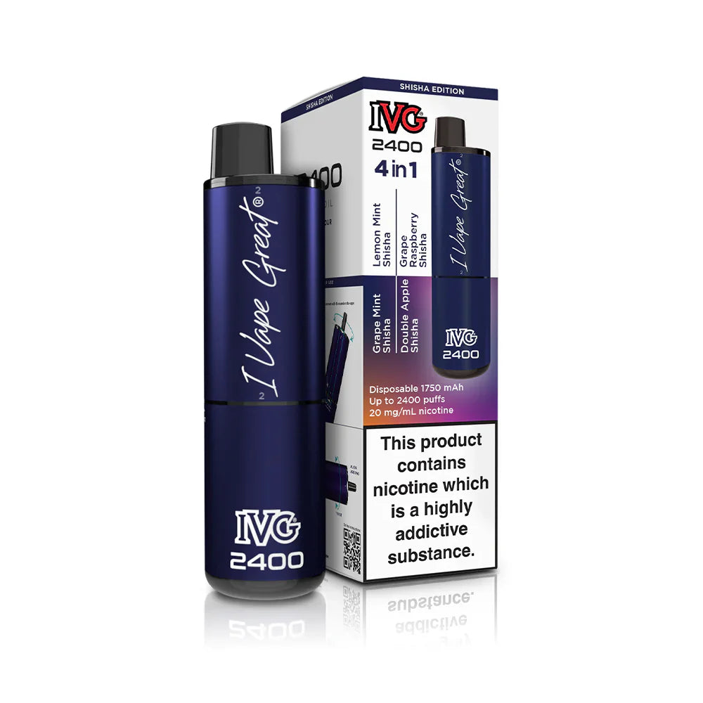 IVG 2400 Prefilled 4 in 1 Vape - Shisha edition