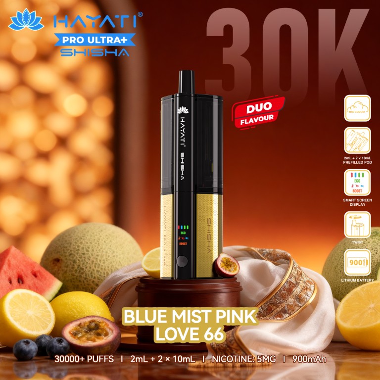 Hayati Pro Ultra+ Shisha 30K Prefilled Pods