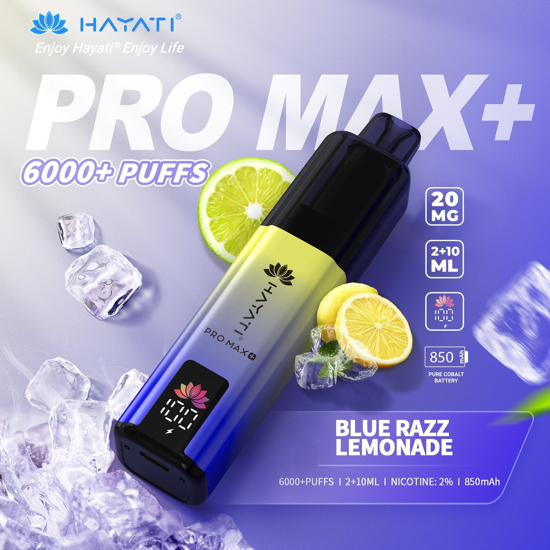 Hayati Pro Max + 6000 Puffs  | Best Price | UK | Vapes Wholesale - vapeswholesale