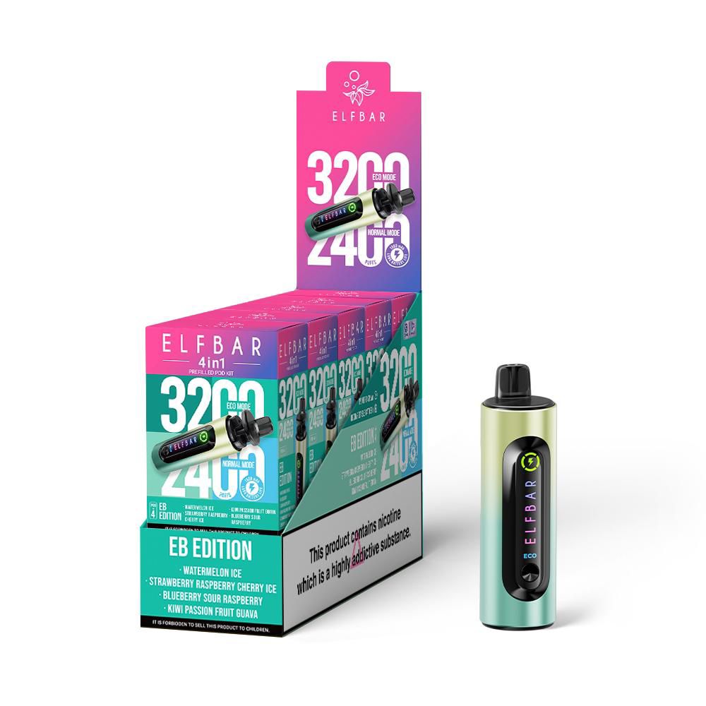 Elf Bar 3200 4-in-1 Prefilled Pod Kit - Four Flavours UK