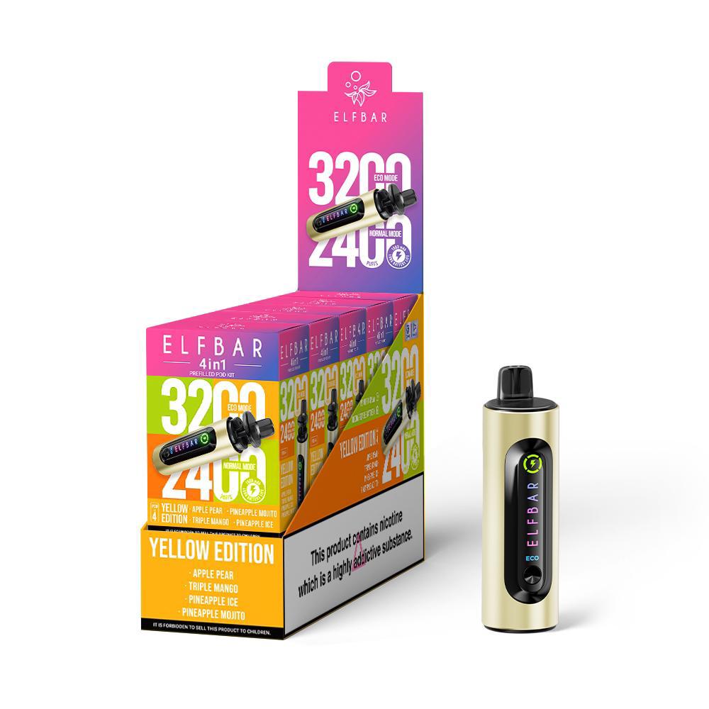 Elf Bar 3200 4-in-1 Prefilled Pod Kit - Four Flavours UK