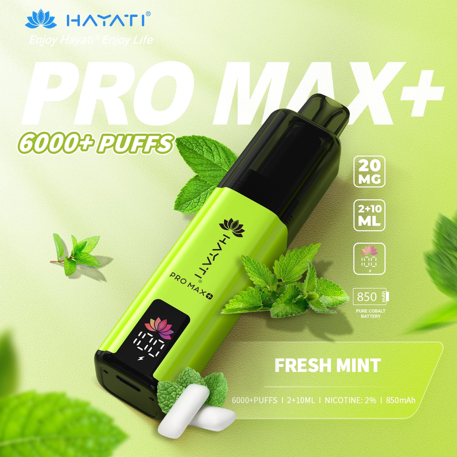 Hayati Pro Max + 6000 Puffs  | Best Price | UK | Vapes Wholesale - vapeswholesale