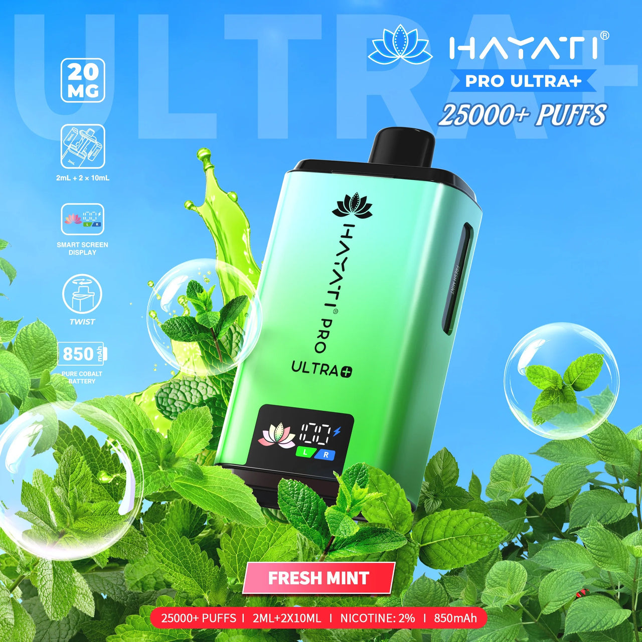 Hayati Pro Ultra 25000 Prefilled Pod Kit | Legal Vape