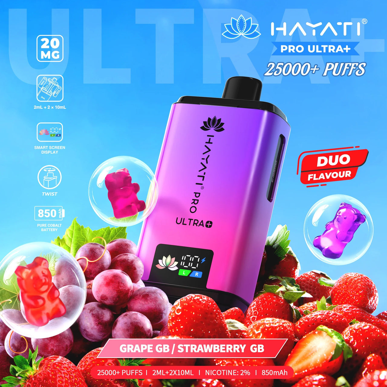 Hayati Pro Ultra 25000 Prefilled Pod Kit | Legal Vape
