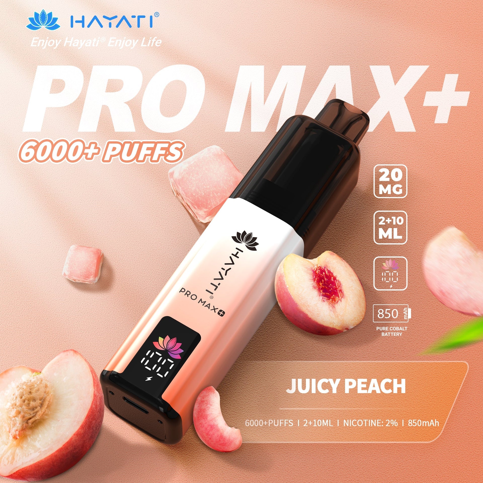 Hayati Pro Max + 6000 Puffs  | Best Price | UK | Vapes Wholesale - vapeswholesale