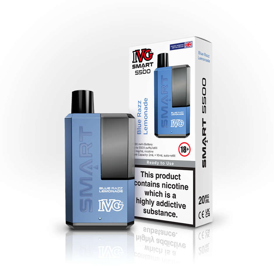 IVG Smart 5500 Disposable Vape | Best Price | UK | Vapes Wholesale - vapeswholesale