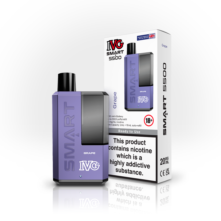 IVG Smart 5500 Disposable Vape | Best Price | UK | Vapes Wholesale - vapeswholesale