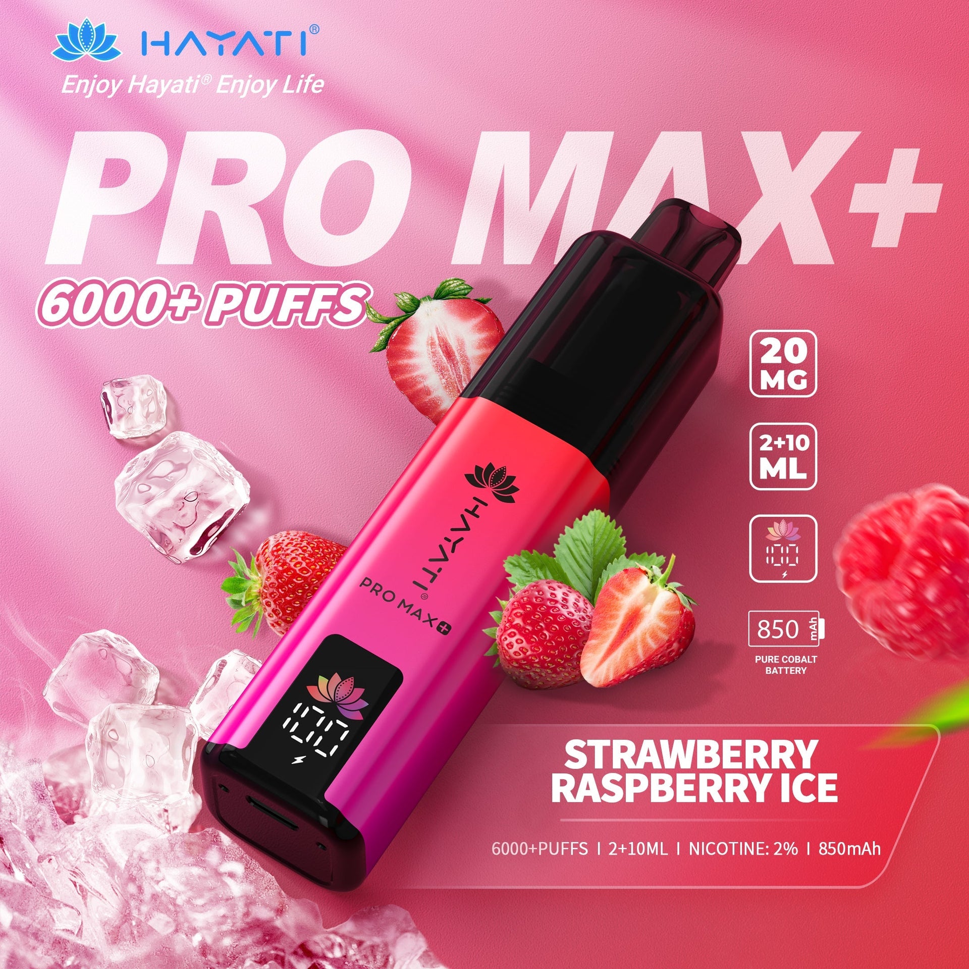 Hayati Pro Max + 6000 Puffs  | Best Price | UK | Vapes Wholesale - vapeswholesale