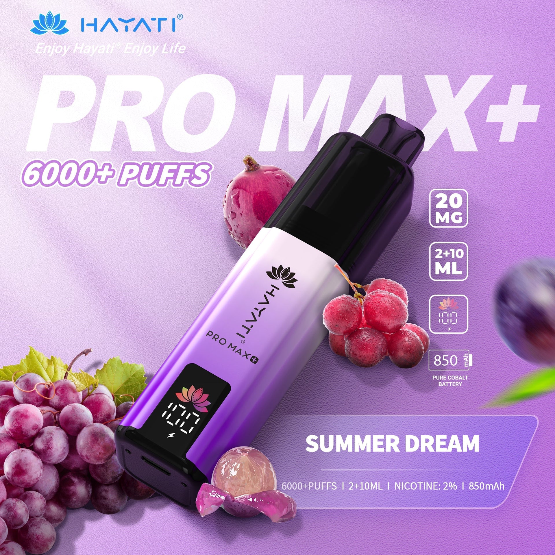 Hayati Pro Max + 6000 Puffs  | Best Price | UK | Vapes Wholesale - vapeswholesale
