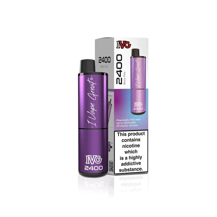 IVG 2400 Prefilled 4 in 1 Vape - Berry fizz