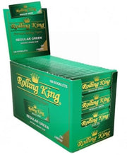 Rolling King Regular Green | Box of 100 | Wholesale UK Bulk Buy Supplier