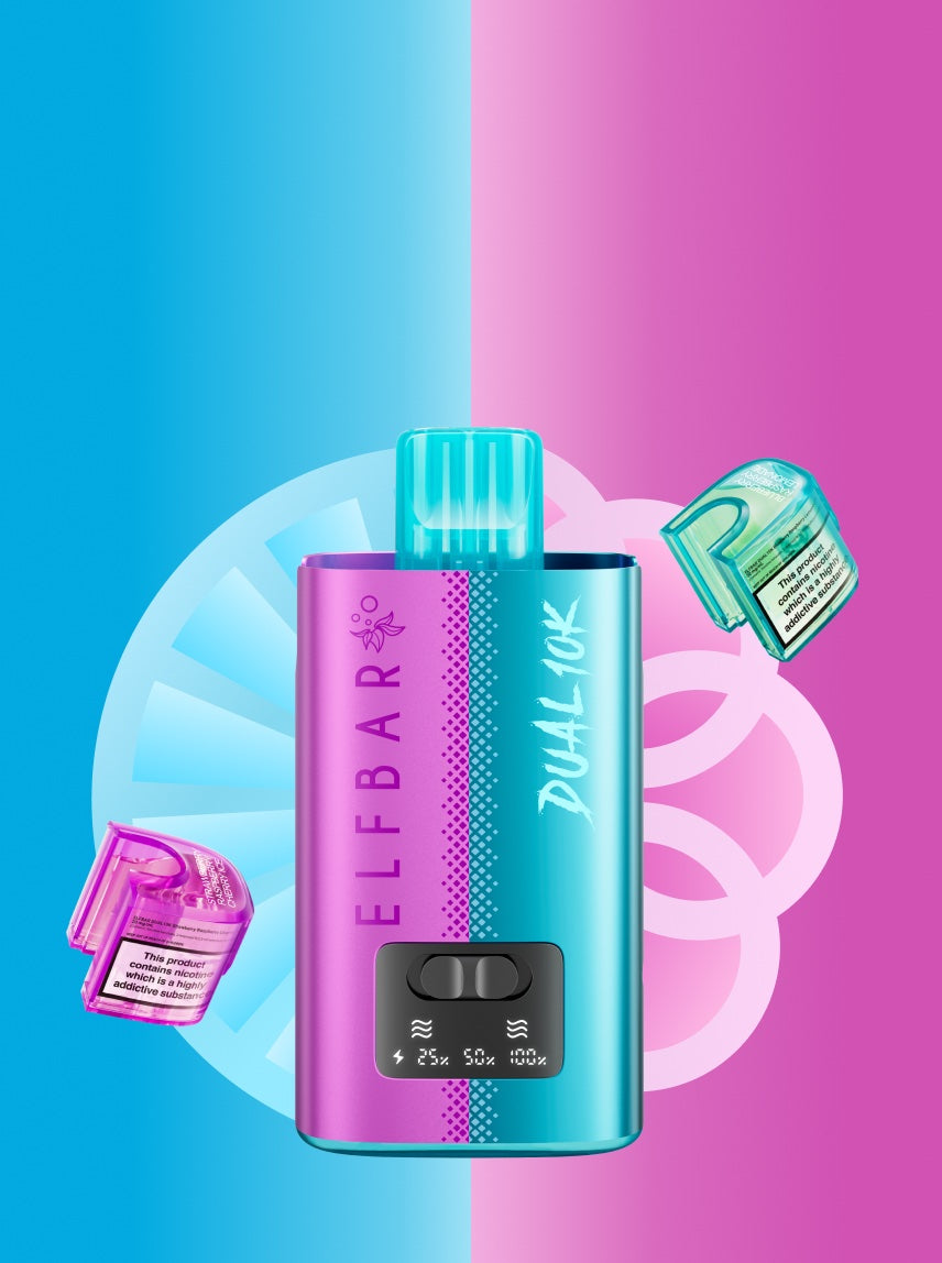 ELFBAR DUAL 10K | Best Price | UK | Vapes Wholesale - vapeswholesale