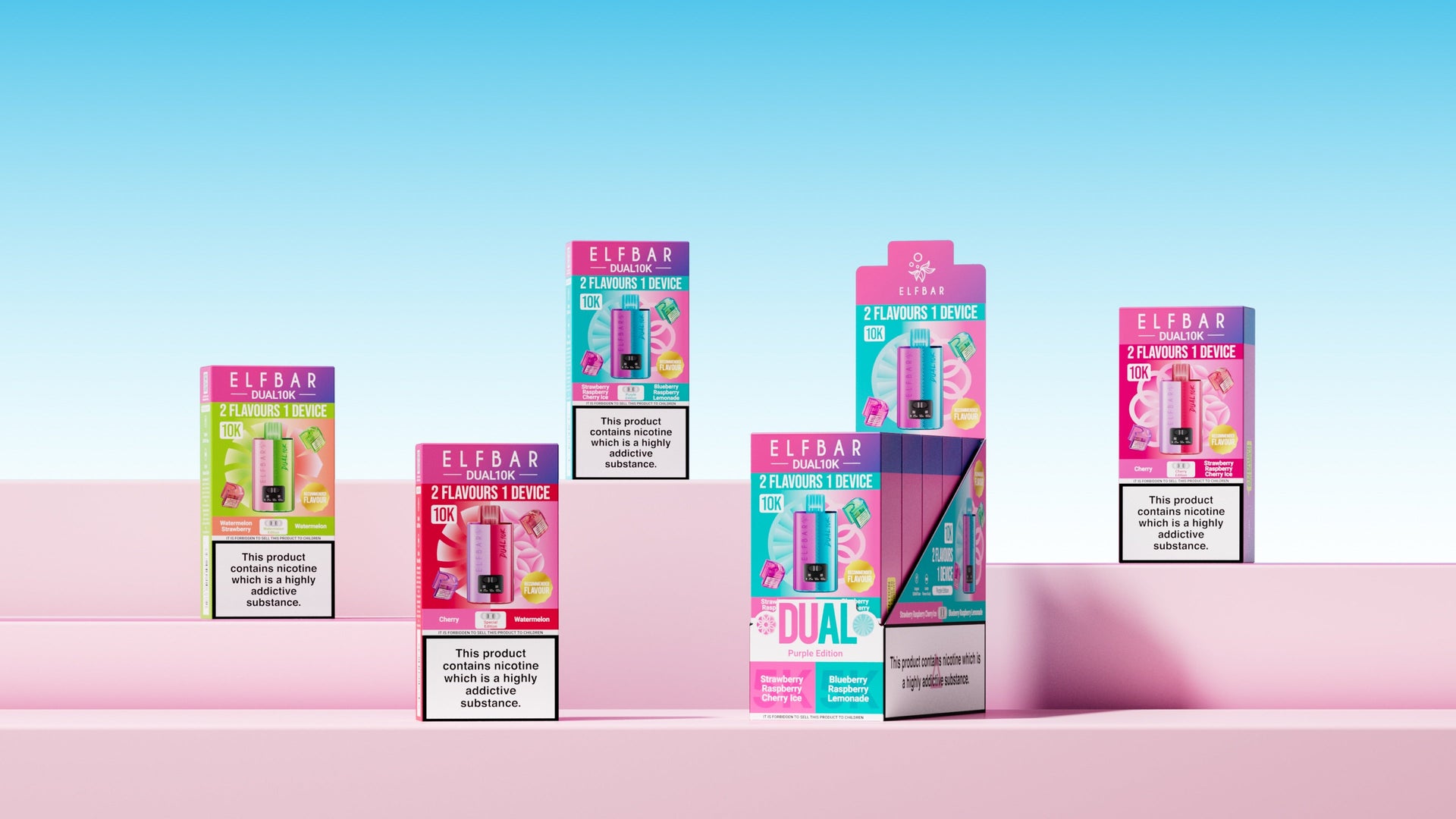 ELFBAR DUAL 10K | Best Price | UK | Vapes Wholesale - vapeswholesale
