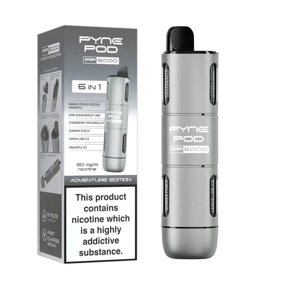 PYNE POD PP6000 6IN1 DISPOSABLE VAPE| Best Price | UK | Vapes Wholesale - vapeswholesale