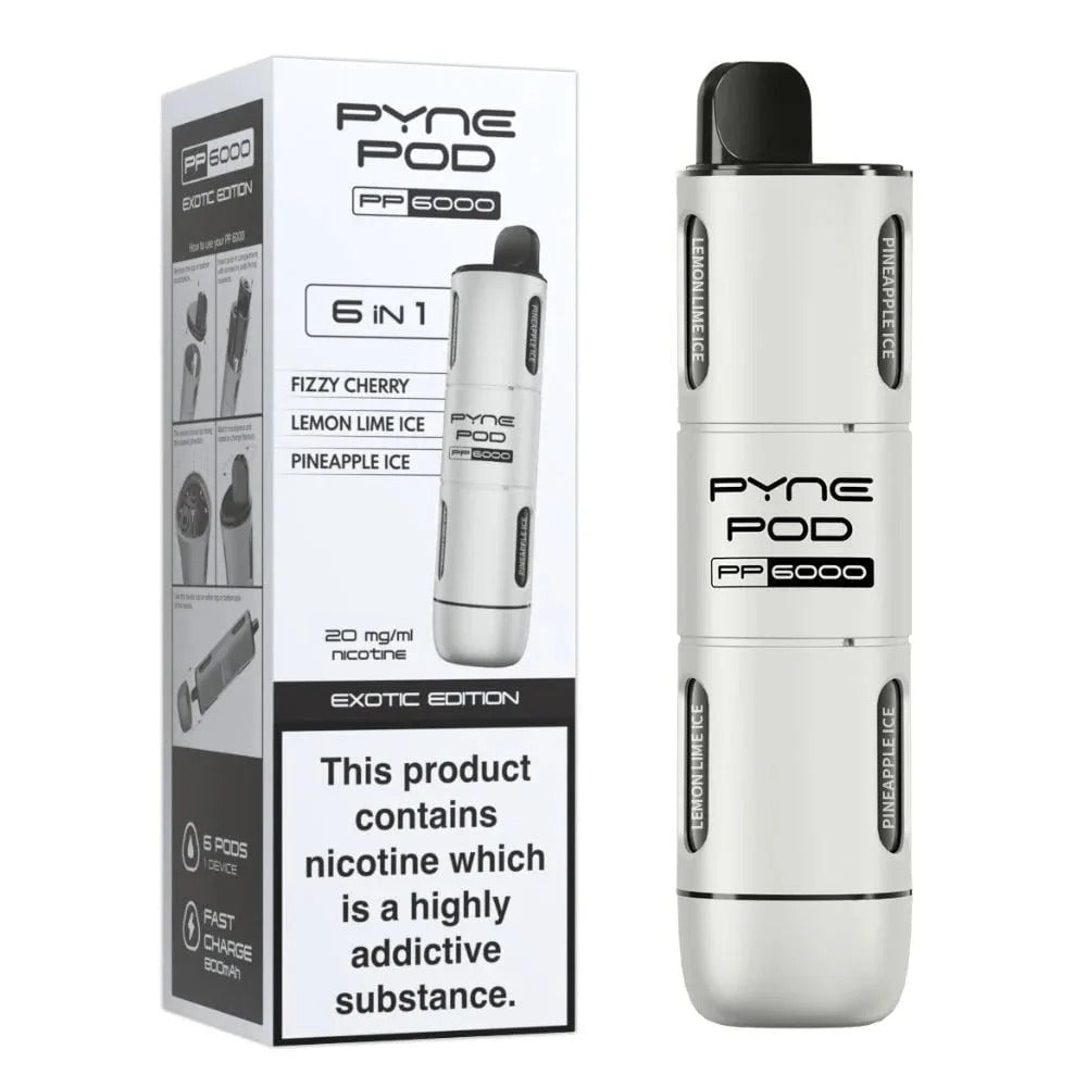 PYNE POD PP6000 6IN1 DISPOSABLE VAPE| Best Price | UK | Vapes Wholesale - vapeswholesale