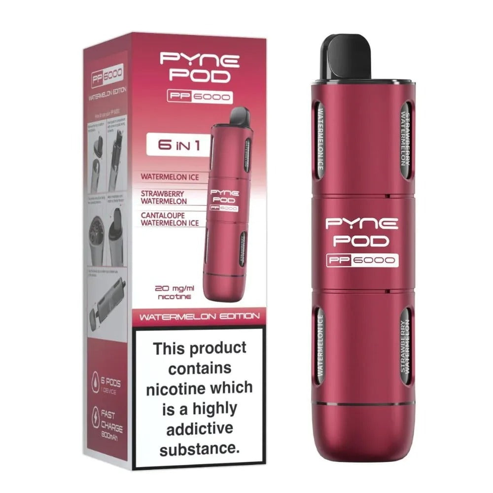PYNE POD PP6000 6IN1 DISPOSABLE VAPE| Best Price | UK | Vapes Wholesale - vapeswholesale