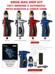 SMOK MAG GRIP MOD KIT VAPE E-CIGARETTE VAPORIZER 2ML TFV MINI V2 TANK 100W - vapeswholesale