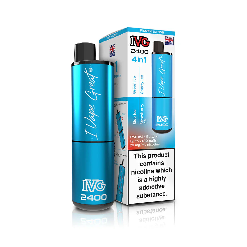 IVG 2400 Prefilled 4 in 1 Vape - Frozen edition