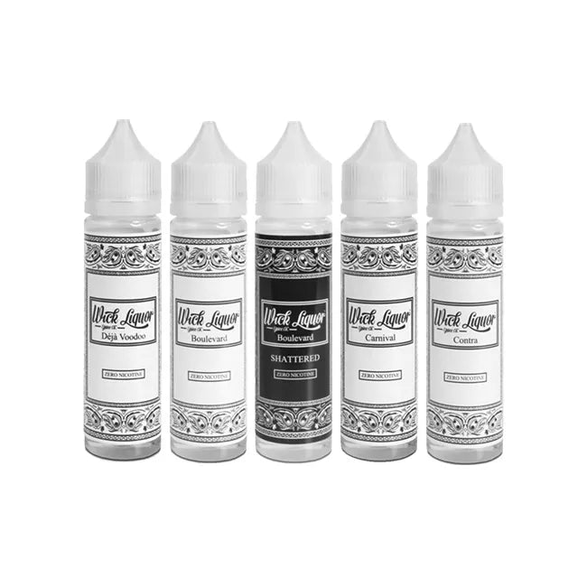 Wick Liquor Boulevard Shattered E Liquid All Flavours 0mg - vapeswholesale